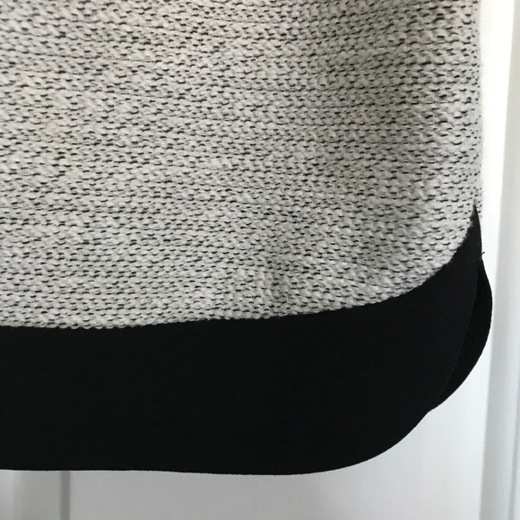 Black & White Tweed Work Dress - Picture 3 of 4